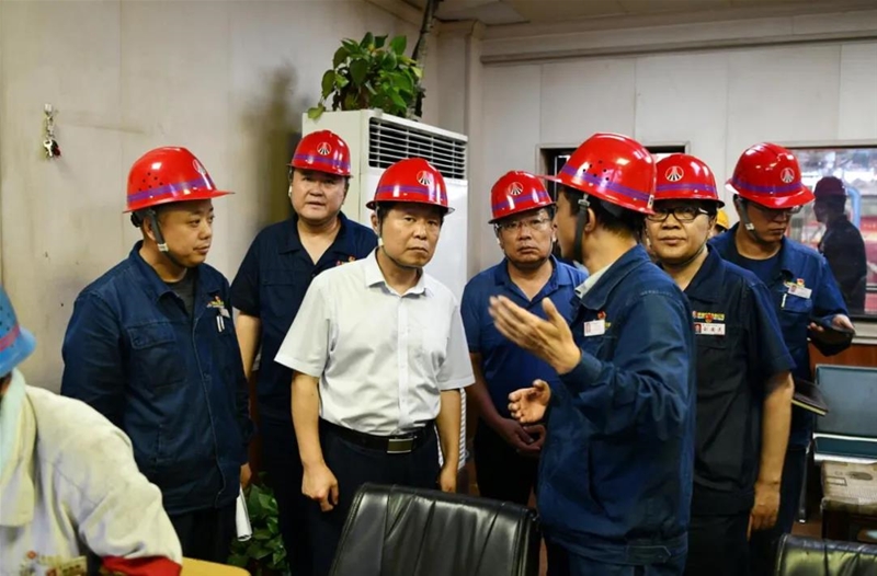 郗九生到公司開展安全履職和環(huán)保項(xiàng)目調(diào)研